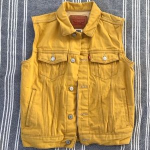 Levi’s Yellow Denim Vest